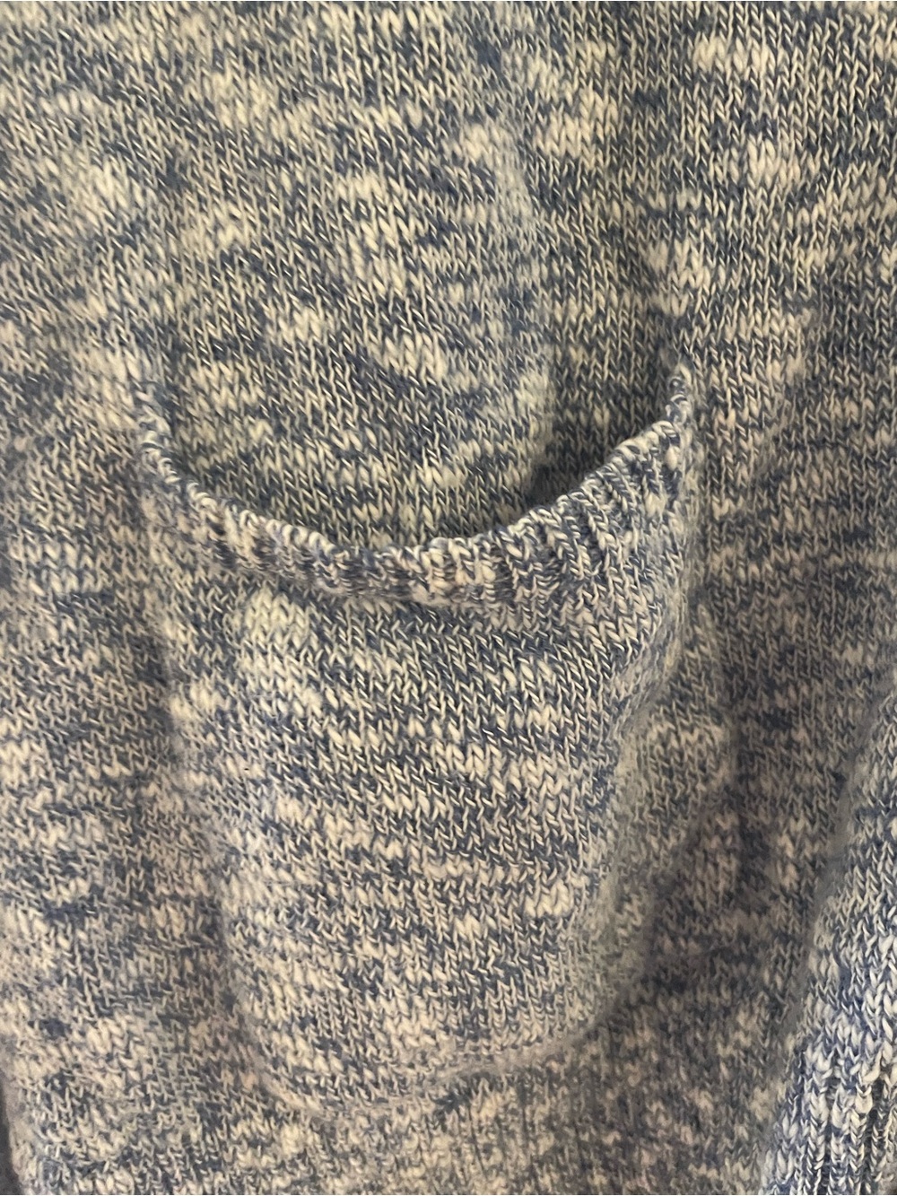 J. Crew Heathered Light Blue V-Neck Button Cardigan - Picture 2 of 5